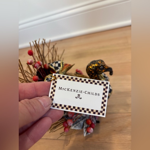 MacKenzie-Childs Harvest Turkey small brand new in box - Picture 9 of 15